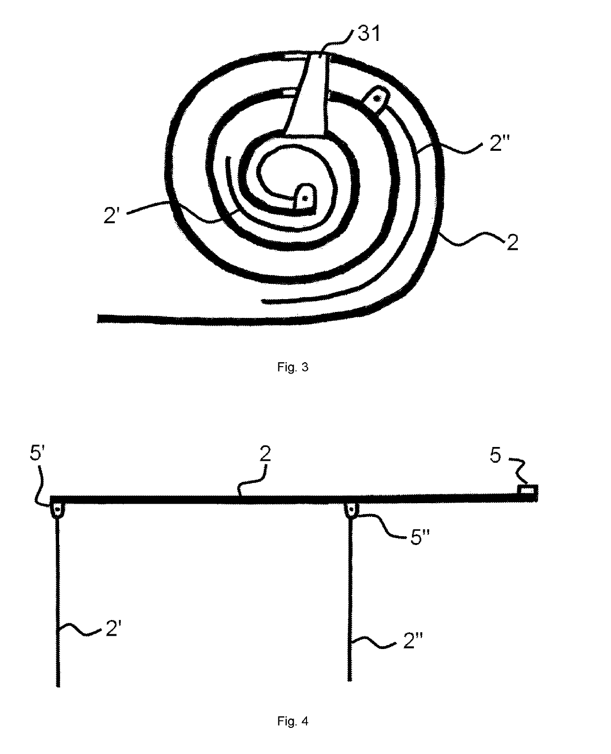 Easyly deployable phased antenna for a spacecraft and system of such antennas