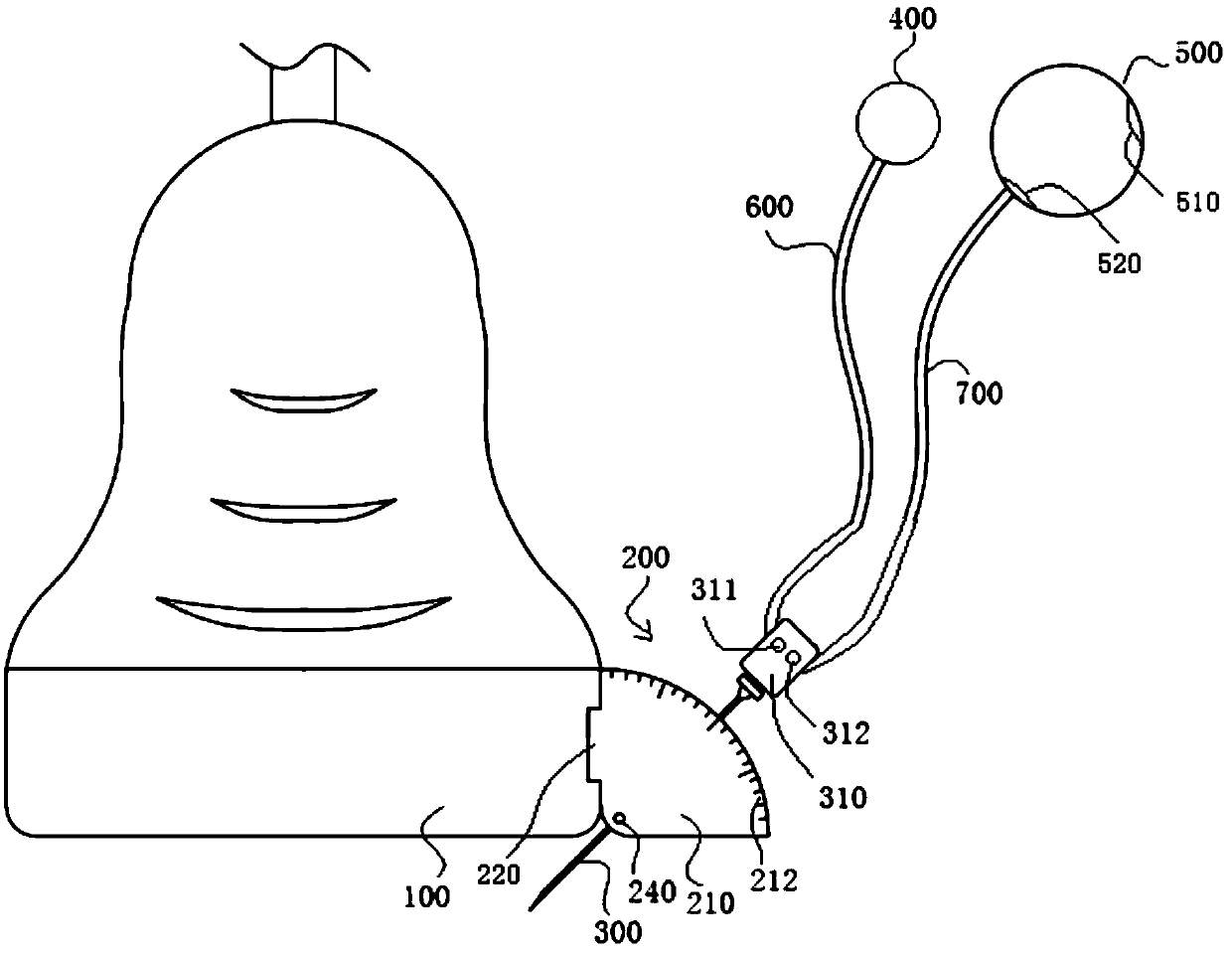 Ultrasonic guided in-plane multi-angle puncture medicine injection device