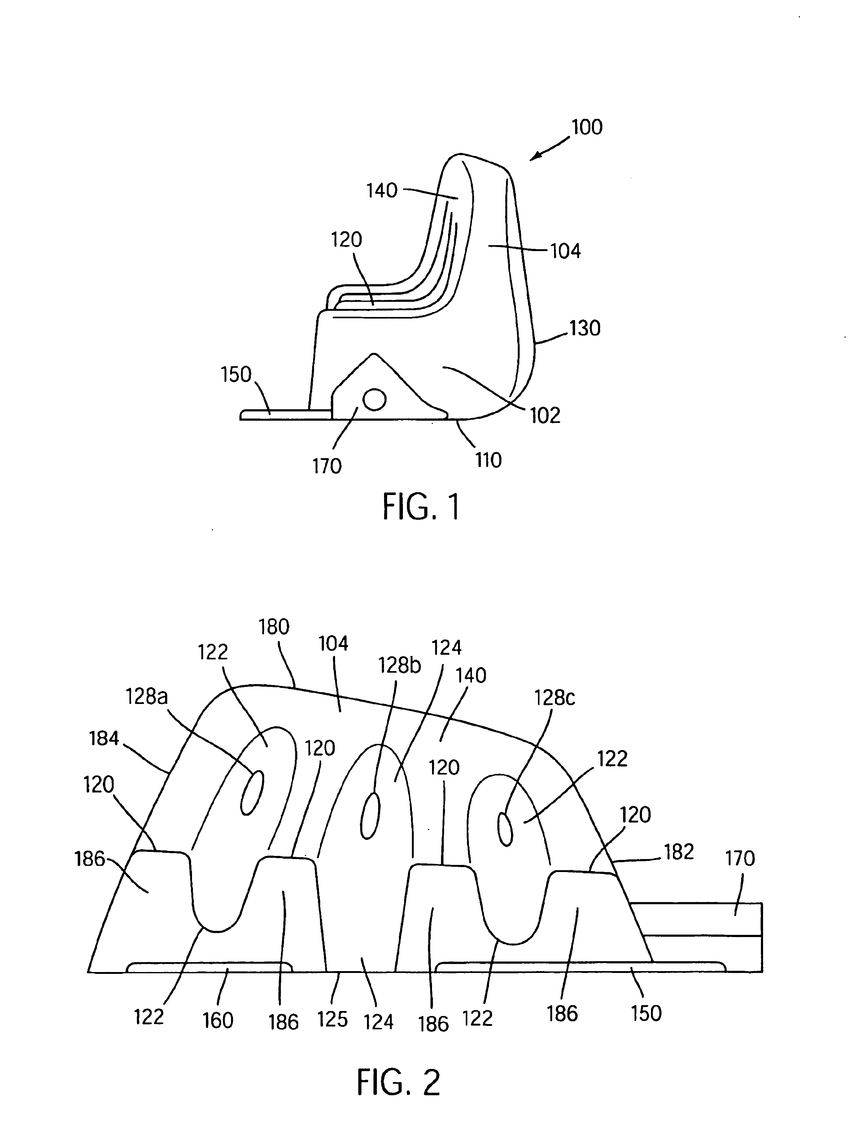 Footwear with bladder type stabilizer