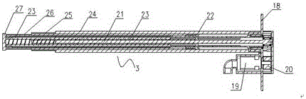 Pipeline inner wall spraying robot