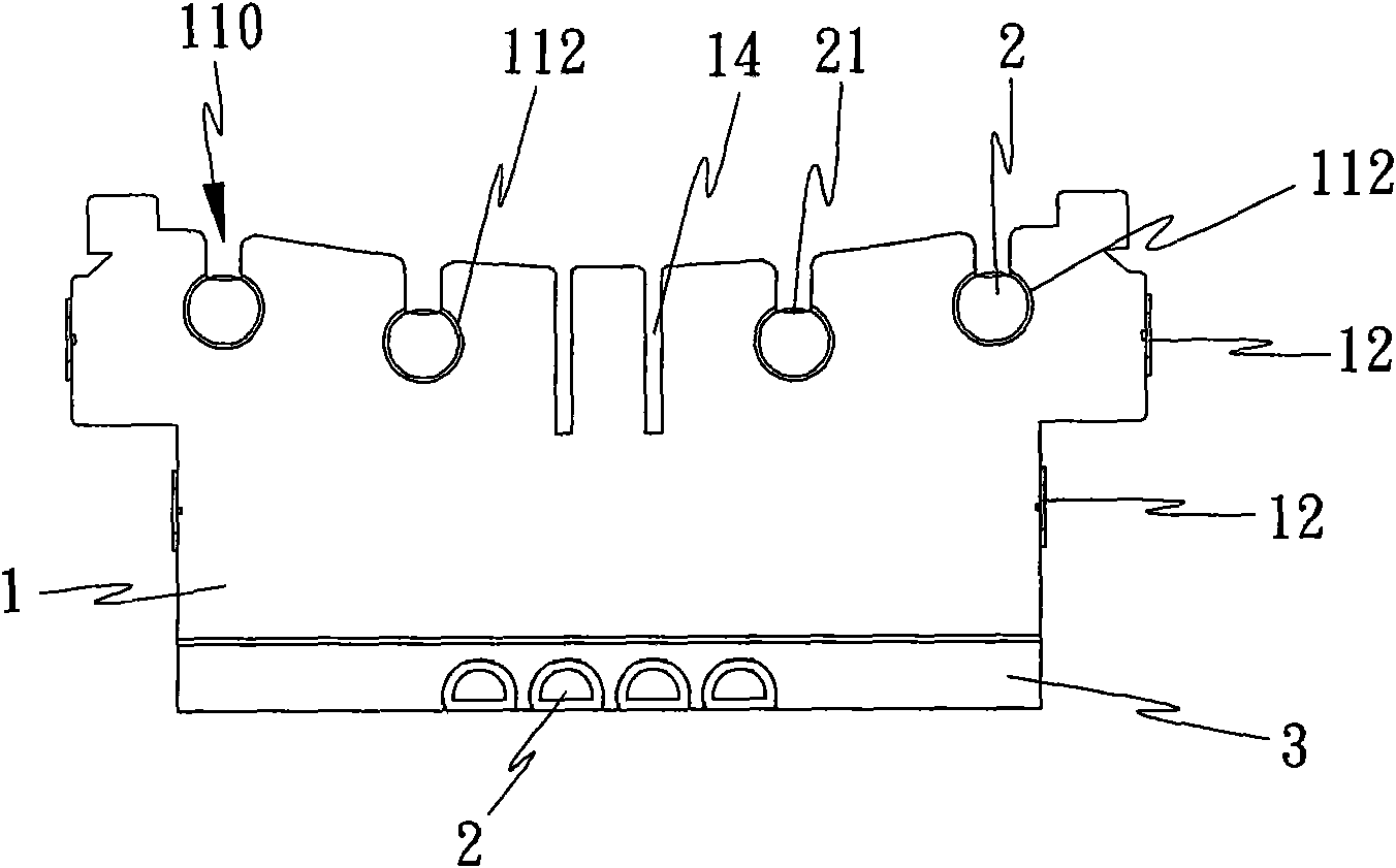 Close-fitting combined structure of cooling fin and heat pipe of radiator