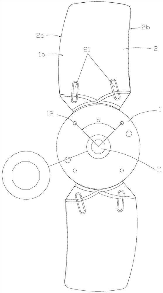 Blade and fan blade applying same