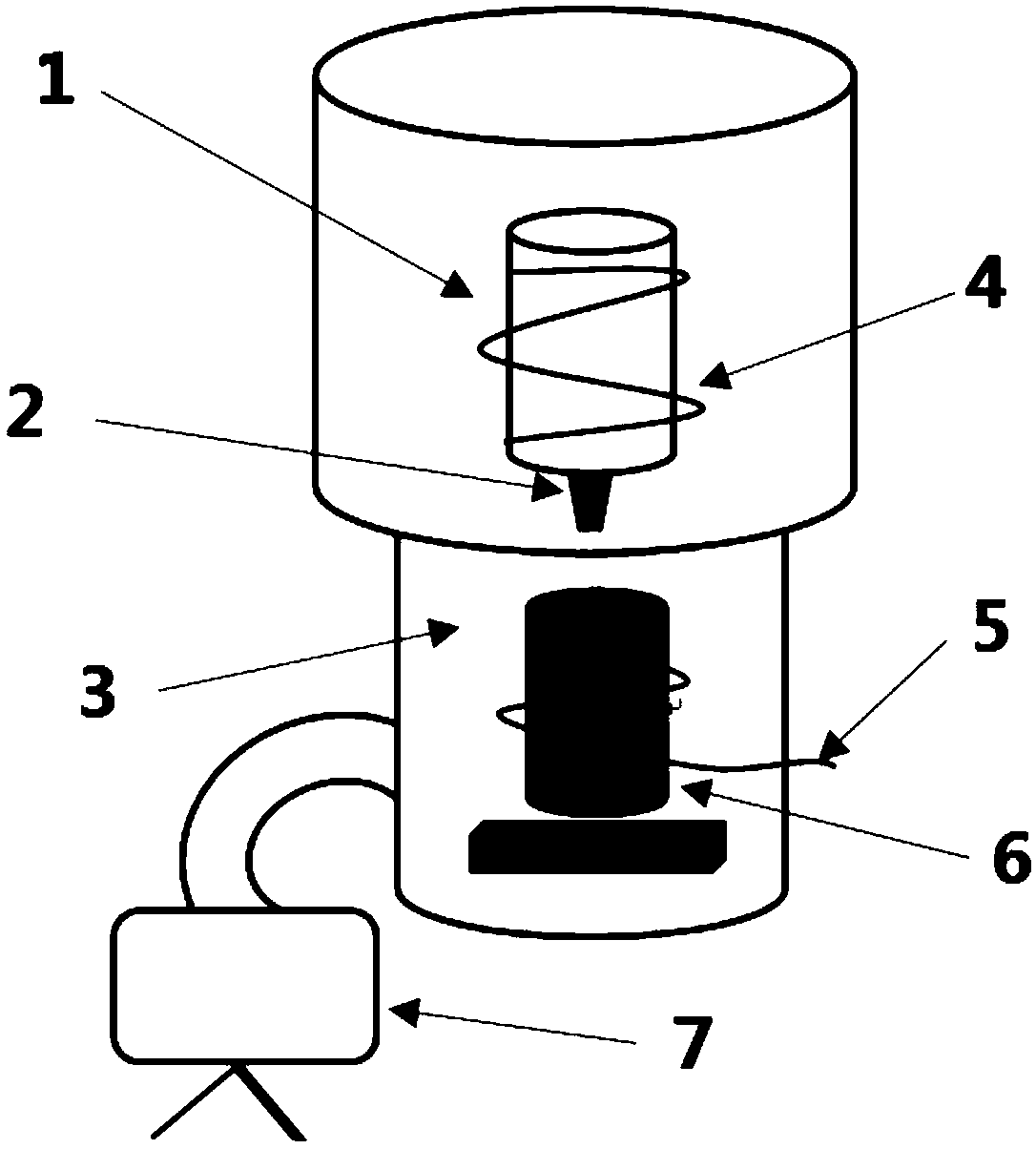 Micro component liquid forming method conducted under composite action of multiple physical fields