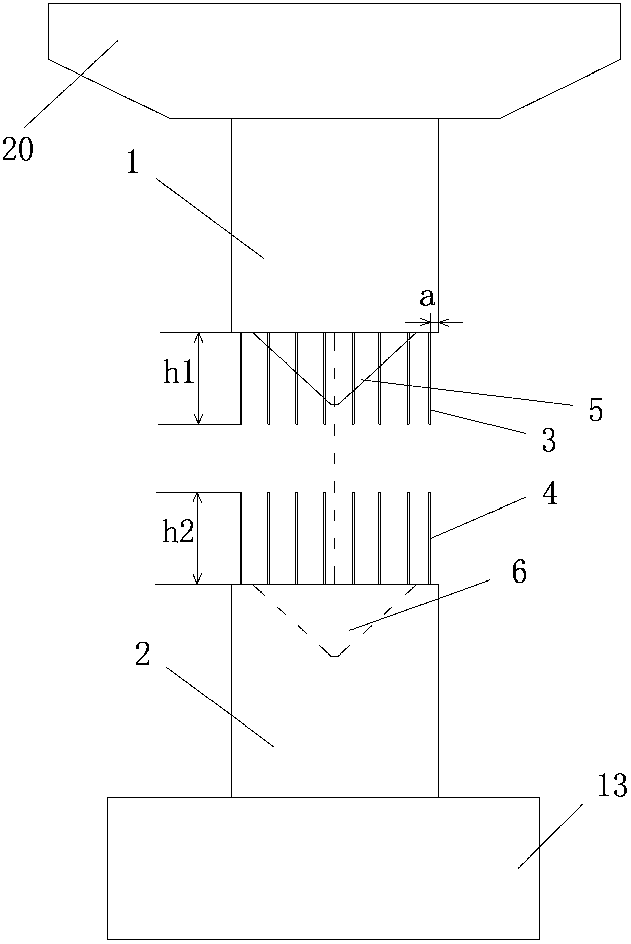 Continuous splicing construction method of pier column for jacking broken beam of bridge