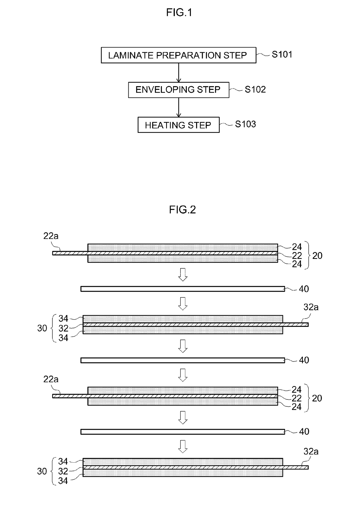 Method for producing laminated electrode assembly