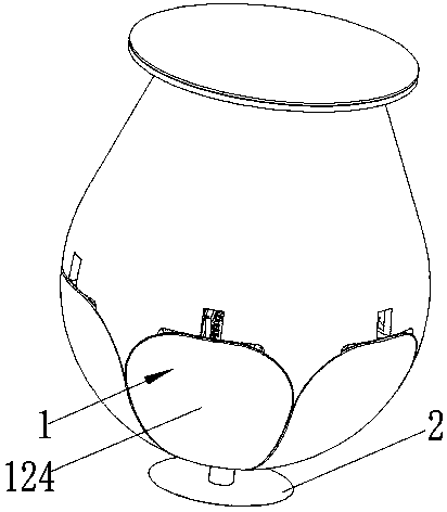 Deformable LED (Light-emitting Diode) lamp driven by screw drive mechanism