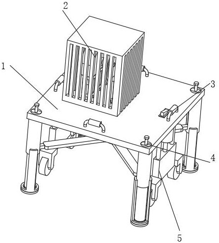 Wood floor tile smash-tightening device for constructional engineering