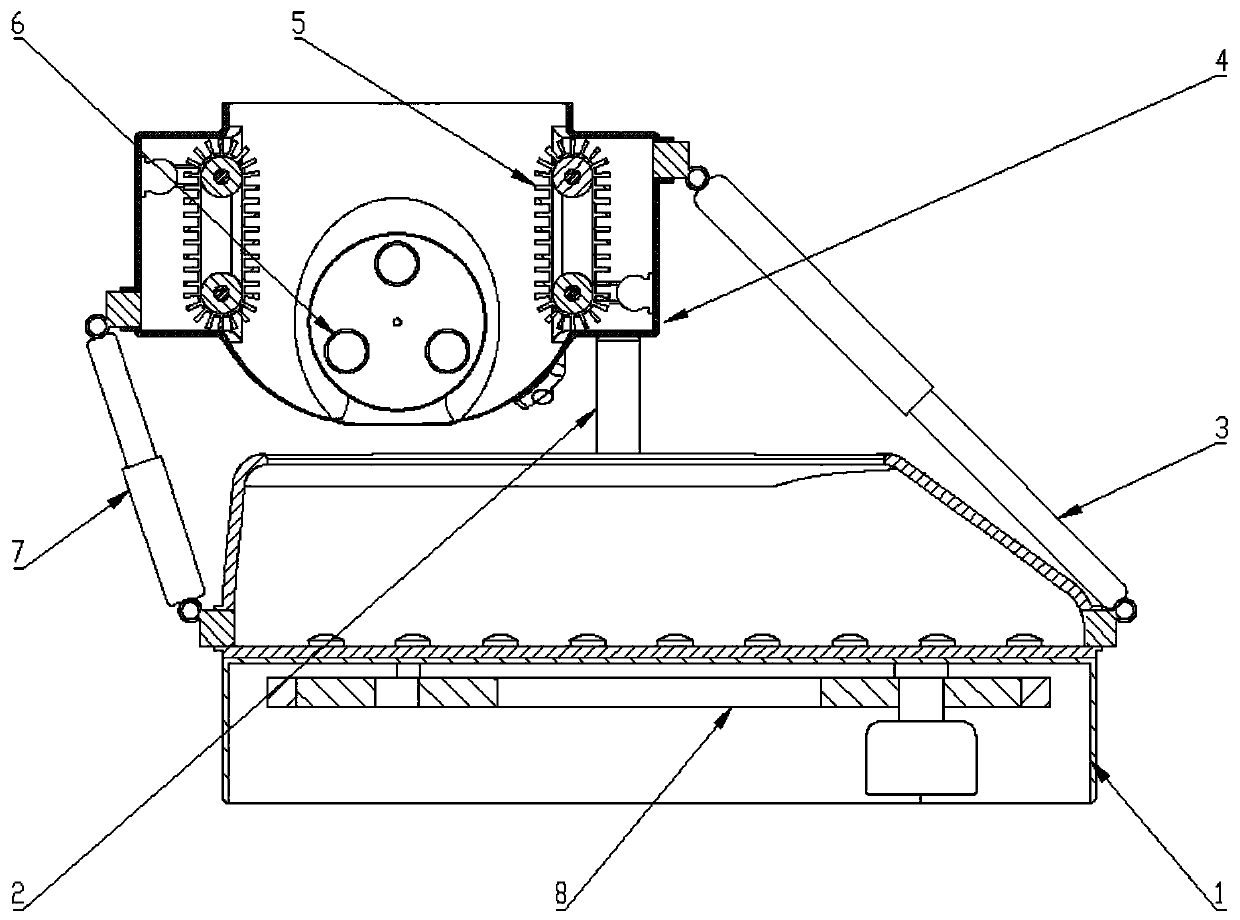 Ankle swing massage device