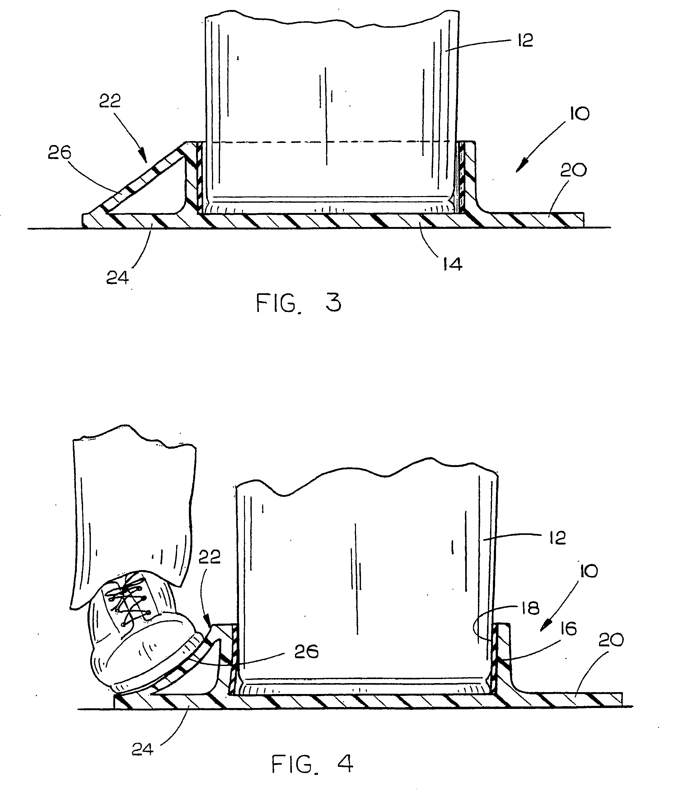 Holder for mixer buckets