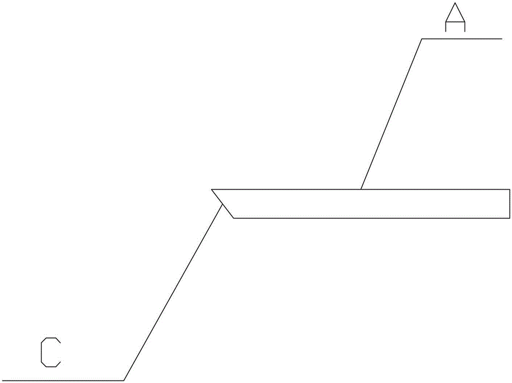 Section-bar cutting device