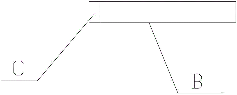 Section-bar cutting device