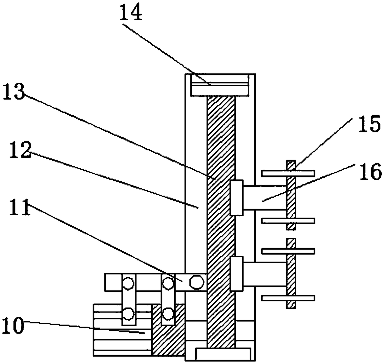 Freezing supporting containing frame for pine