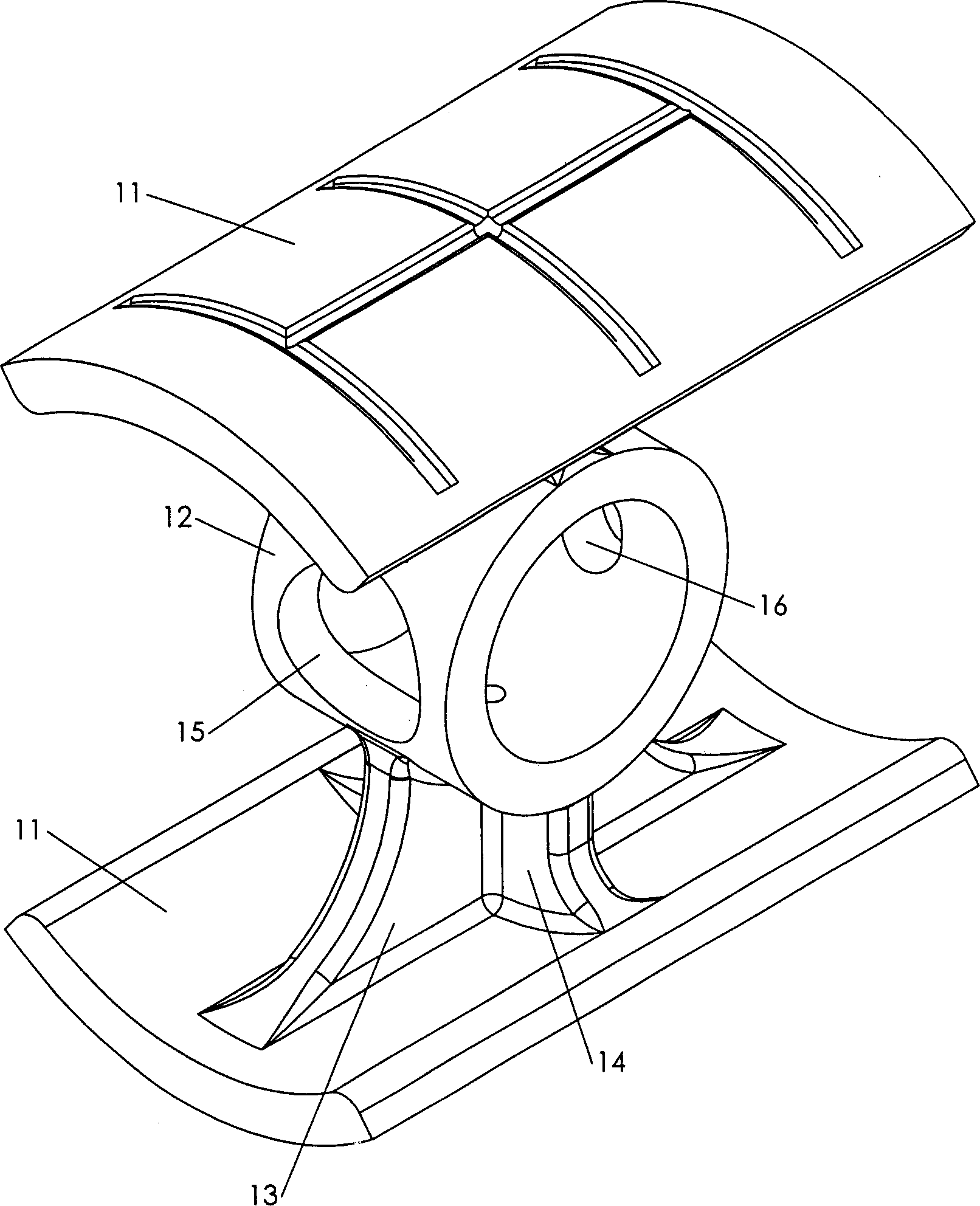 Cross head of crank rod type piston compressor