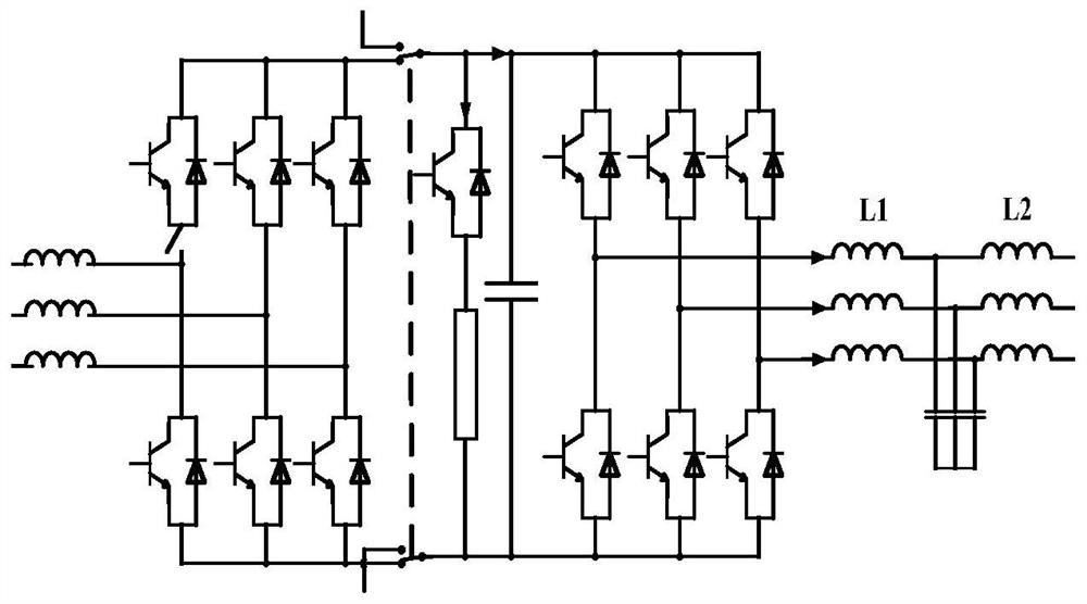 A back-to-back converter controller