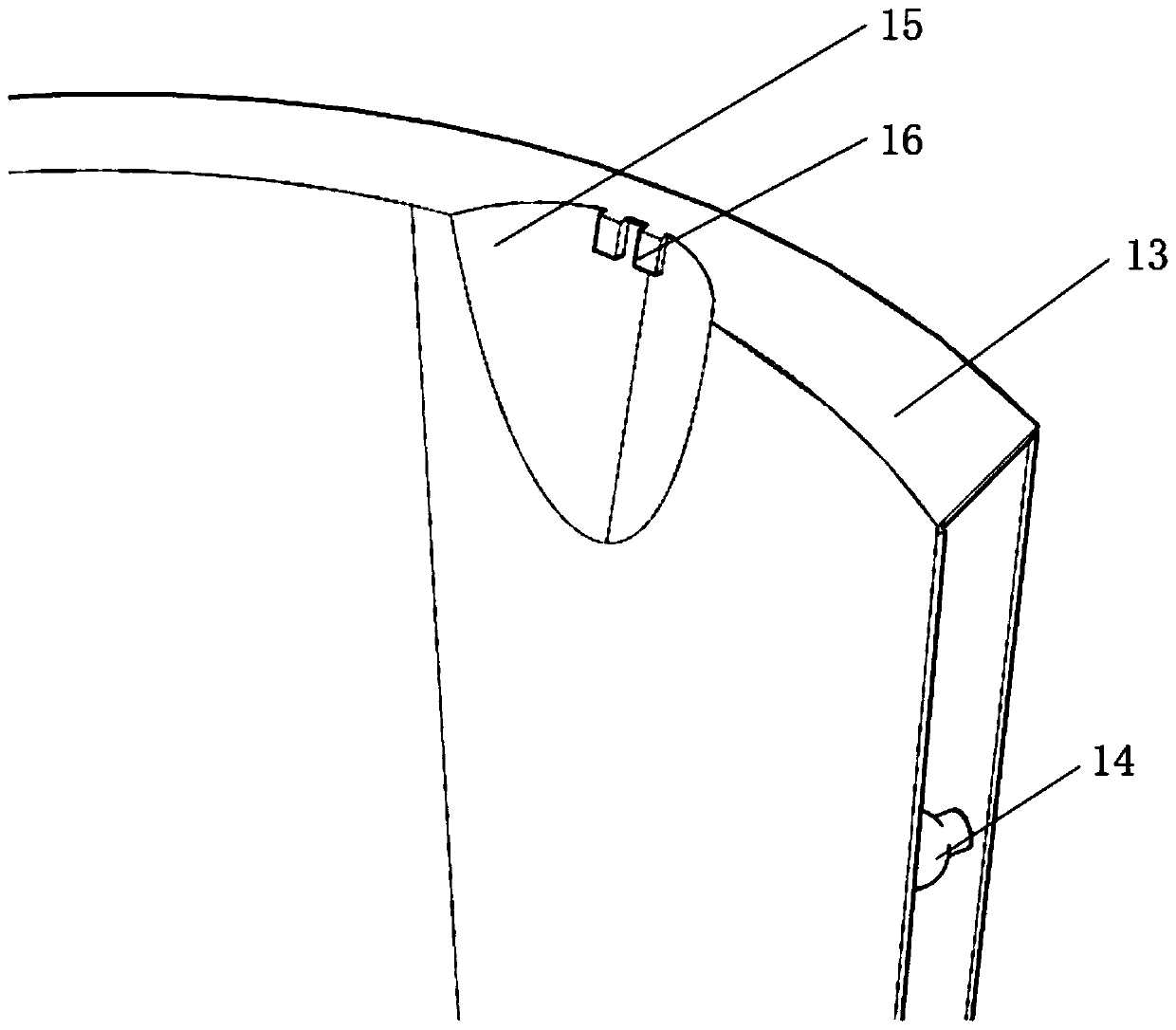 Combined structure of umbrella and umbrella tube