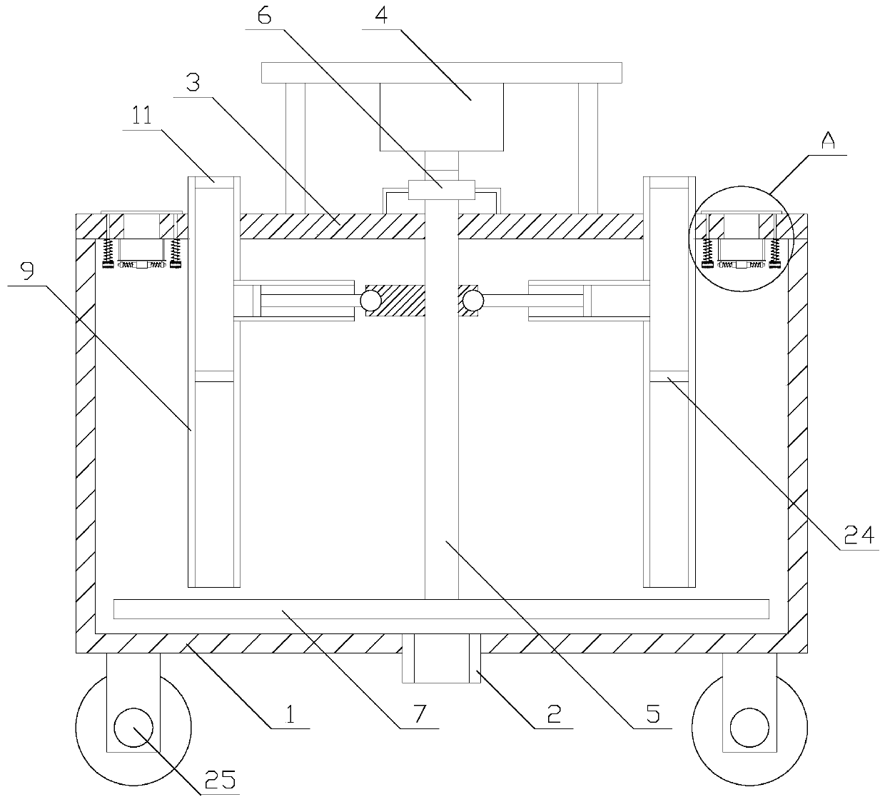 Convenient stirring equipment for artificial board processing