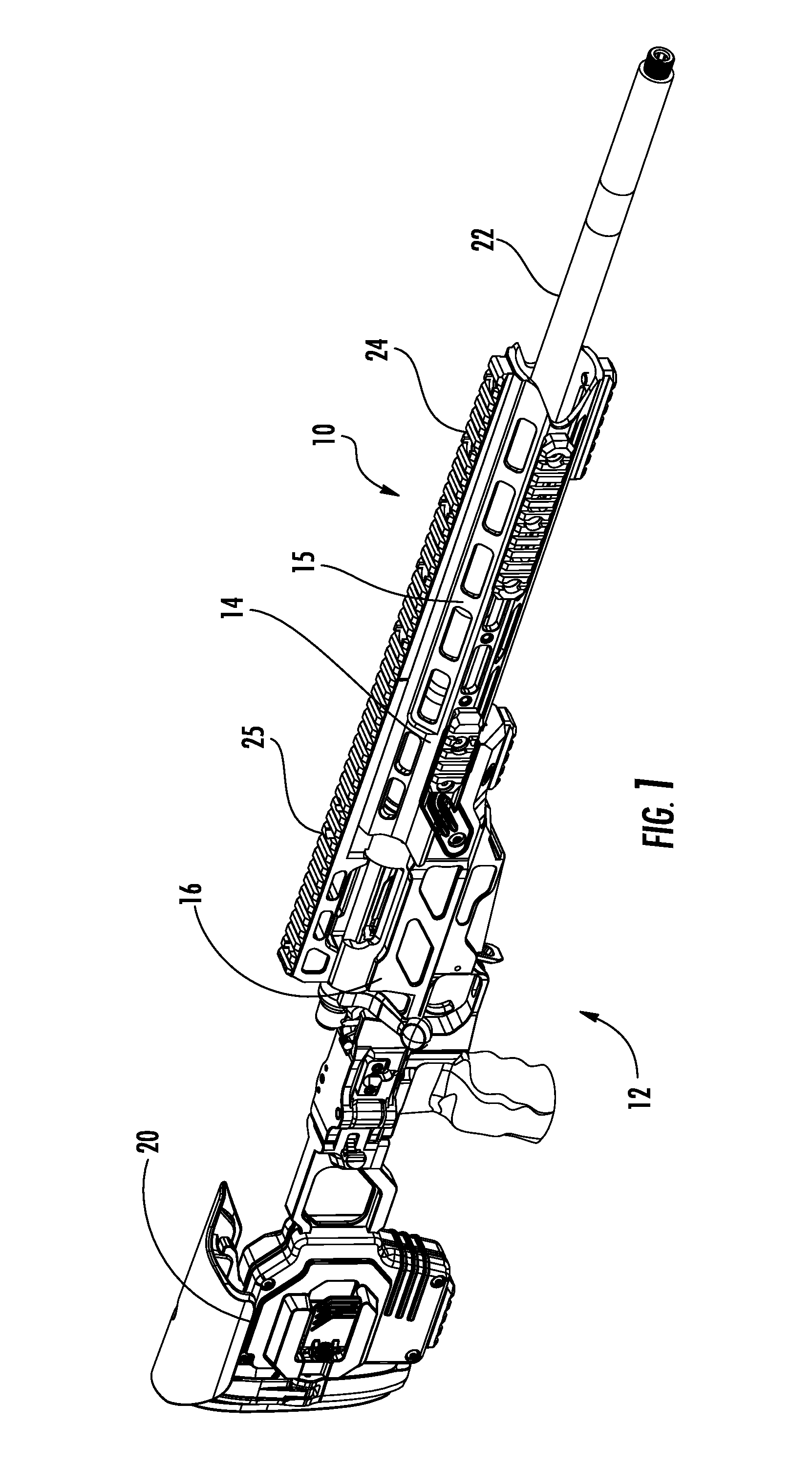 Firearm rail assembly