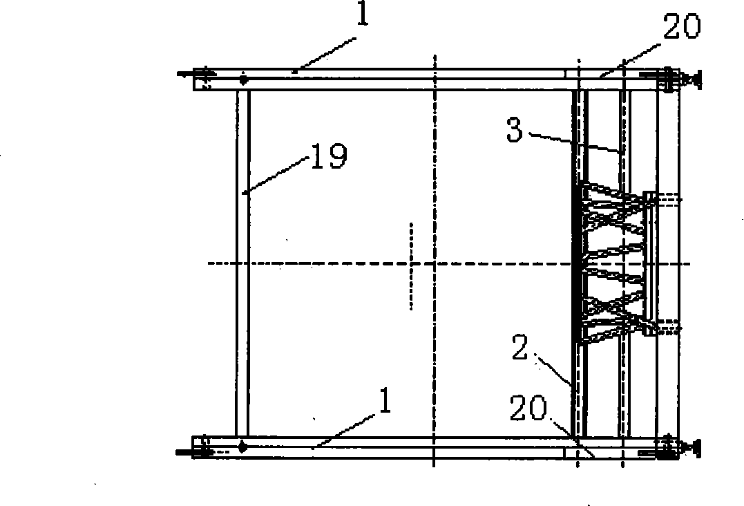 Satellite vacuum thermal test support