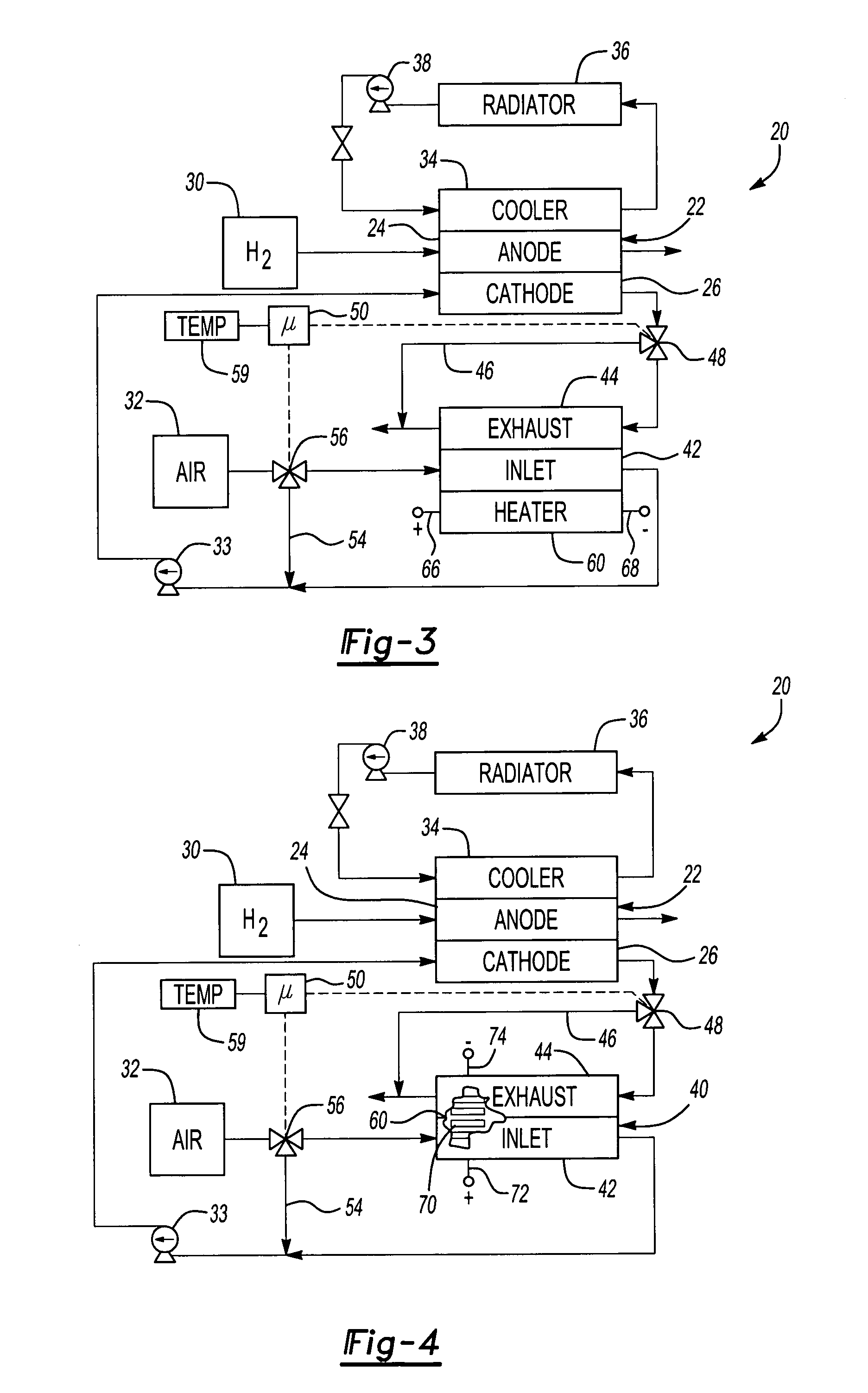 Low temperature fuel cell power plant operation