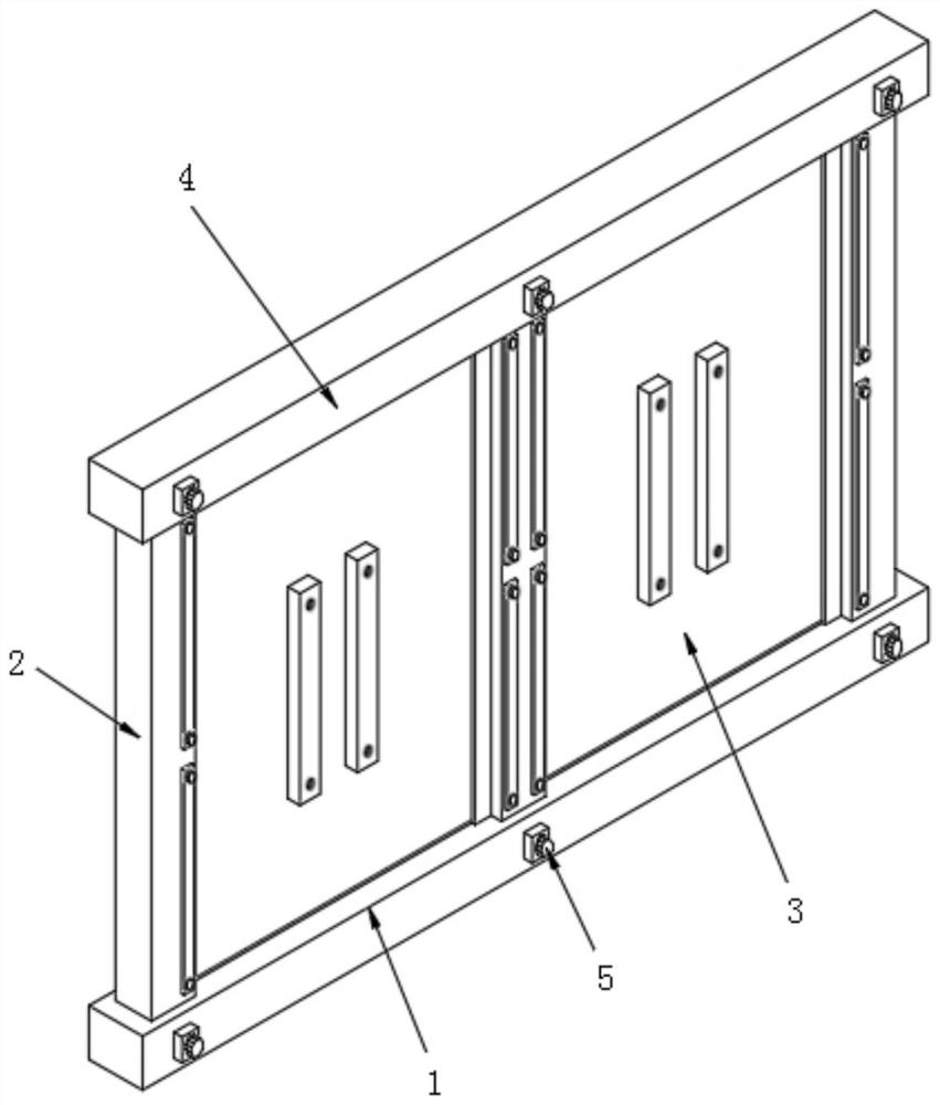 Calcium silicate board and steel frame combining and assembling system and rapid assembling and welding process thereof