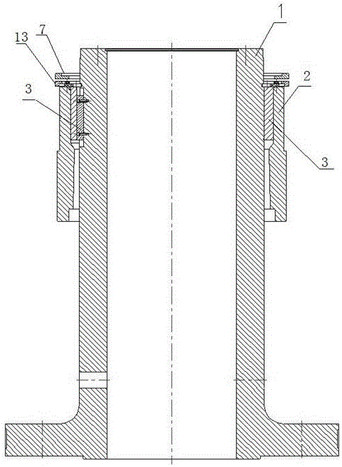 Umbrella-type hydro-generator shaft insulating structure