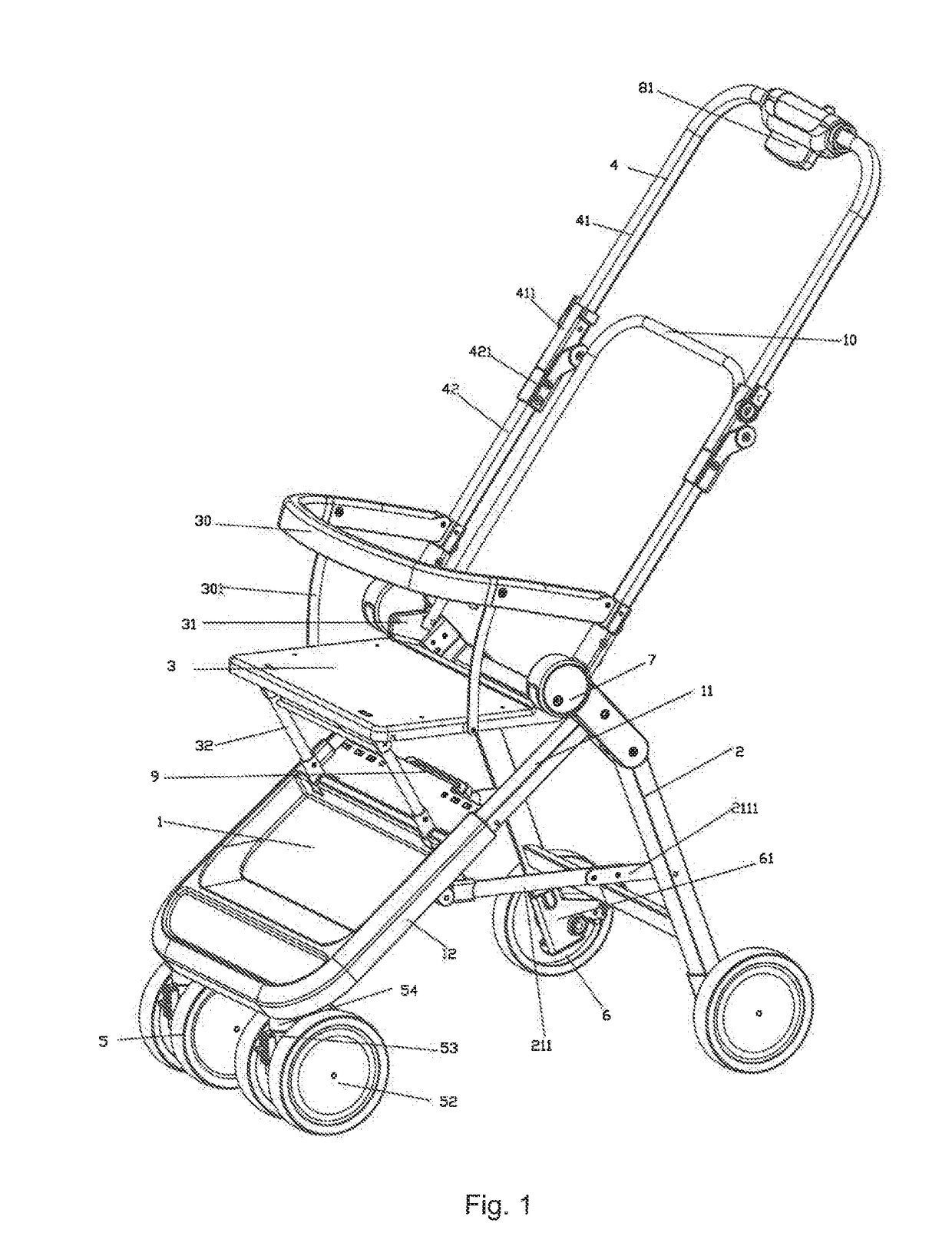 Foldable stroller