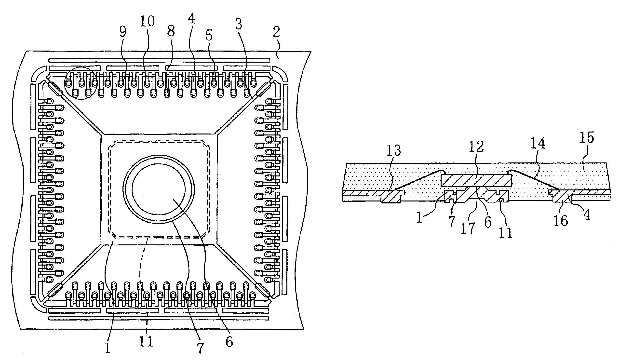 Resin-molded semiconductor device