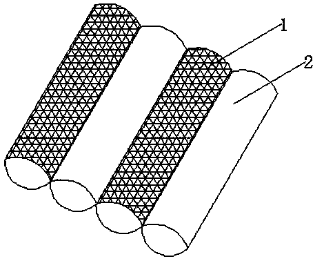 Superfine graphene anti-static down jacket fabric