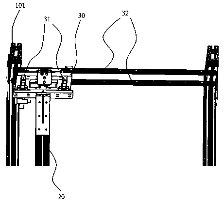 Moving device for screw gun