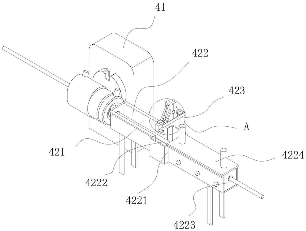 Full-automatic production line for cable processing