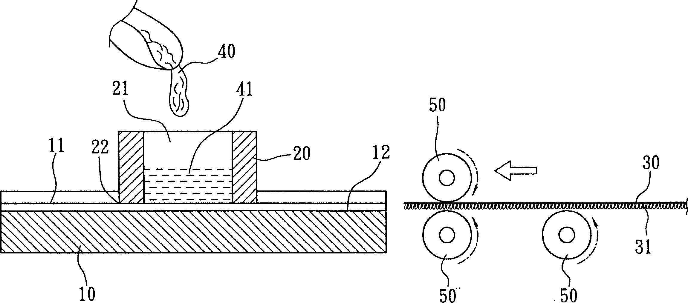 Method for soaking water-proof zipper in waterproof material