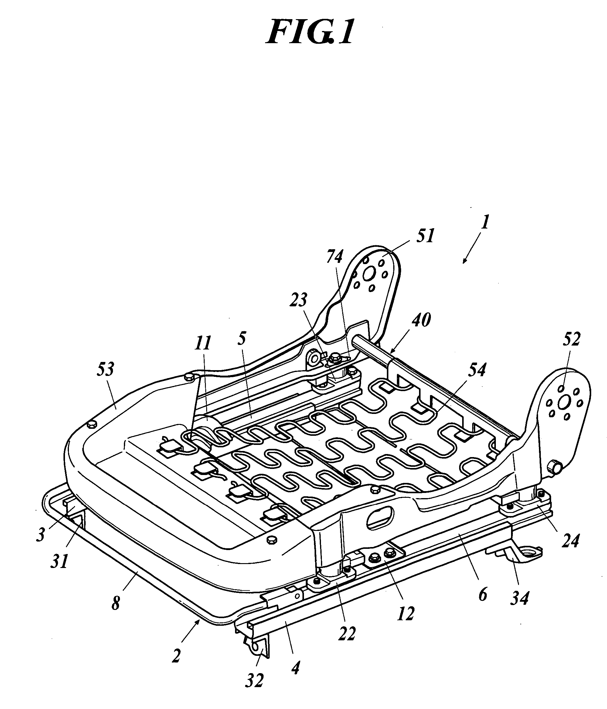 Passenger's weight measurement device for vehicle seat and attachment structure for load sensor