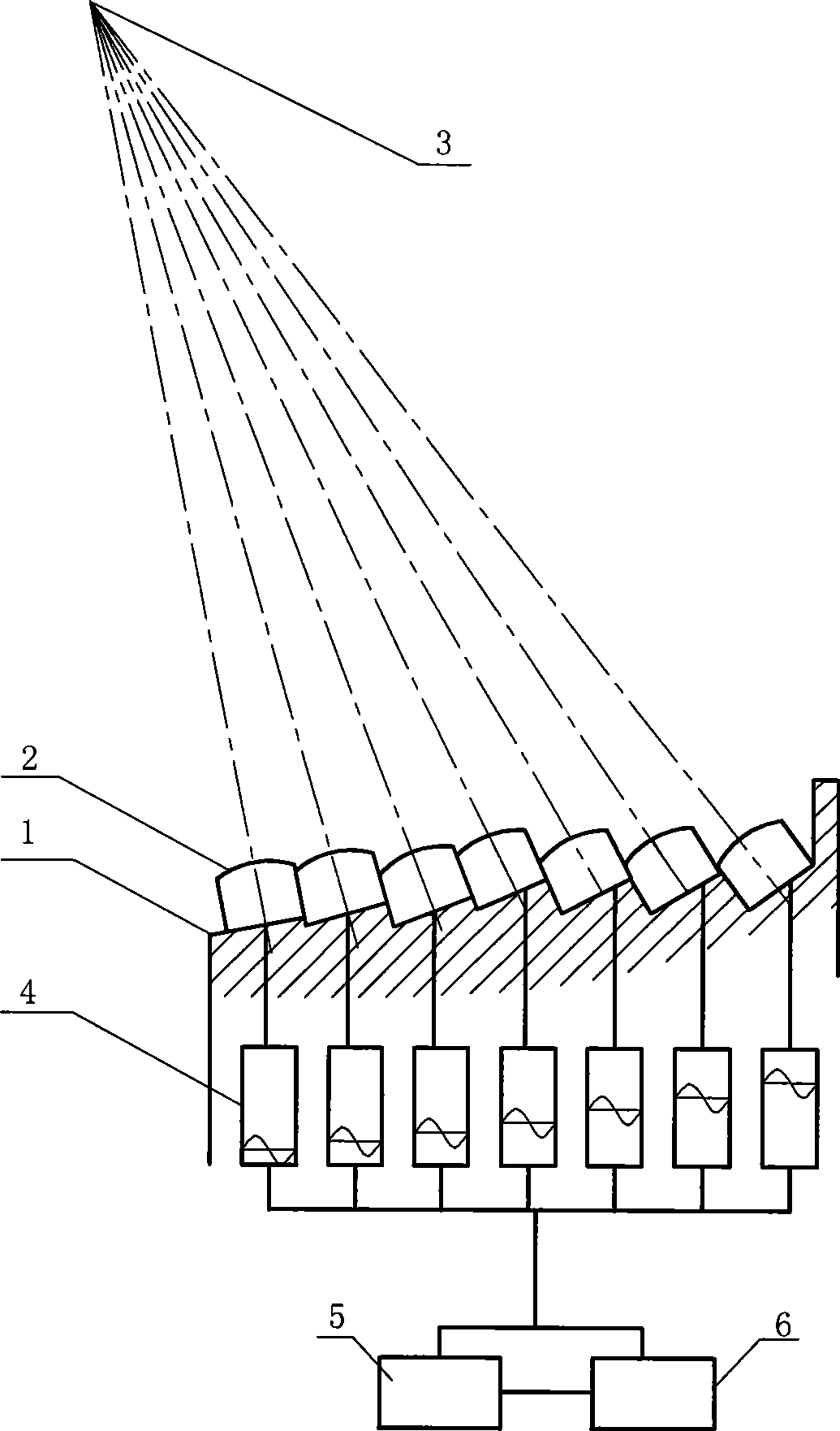 Single-focus phase-control focusing ultrasonic transmission device