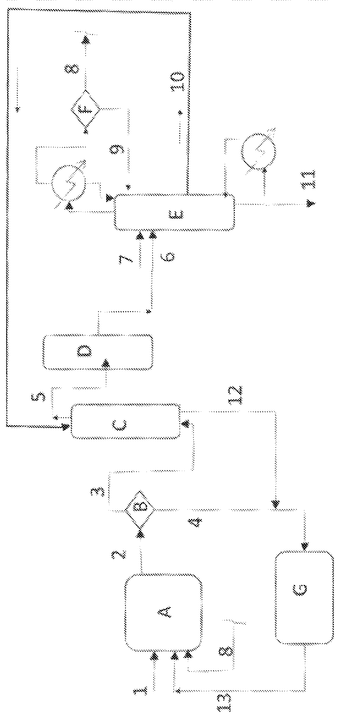 Improved process for preparing hydrazine hydrate with pyrazoline recycling