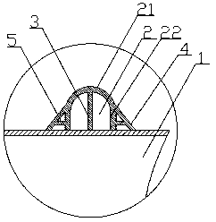 Spiral corrugated pipe structure