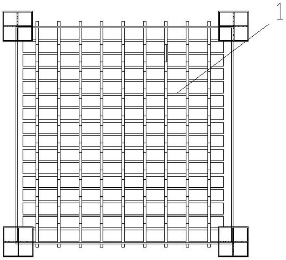 Novel truss type floating body supporting device