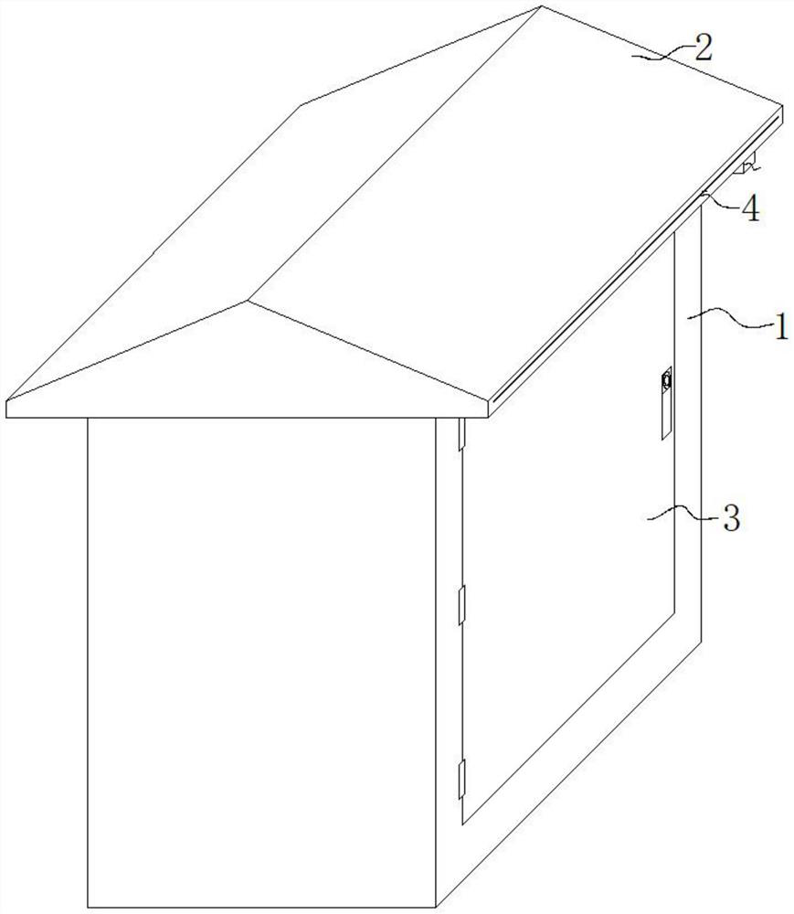 Prefabricated transformer substation with protective device