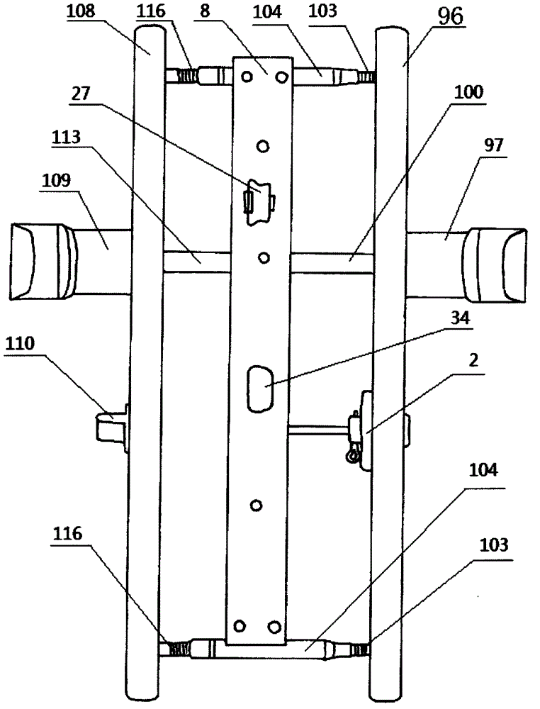 Simple indoor door lock