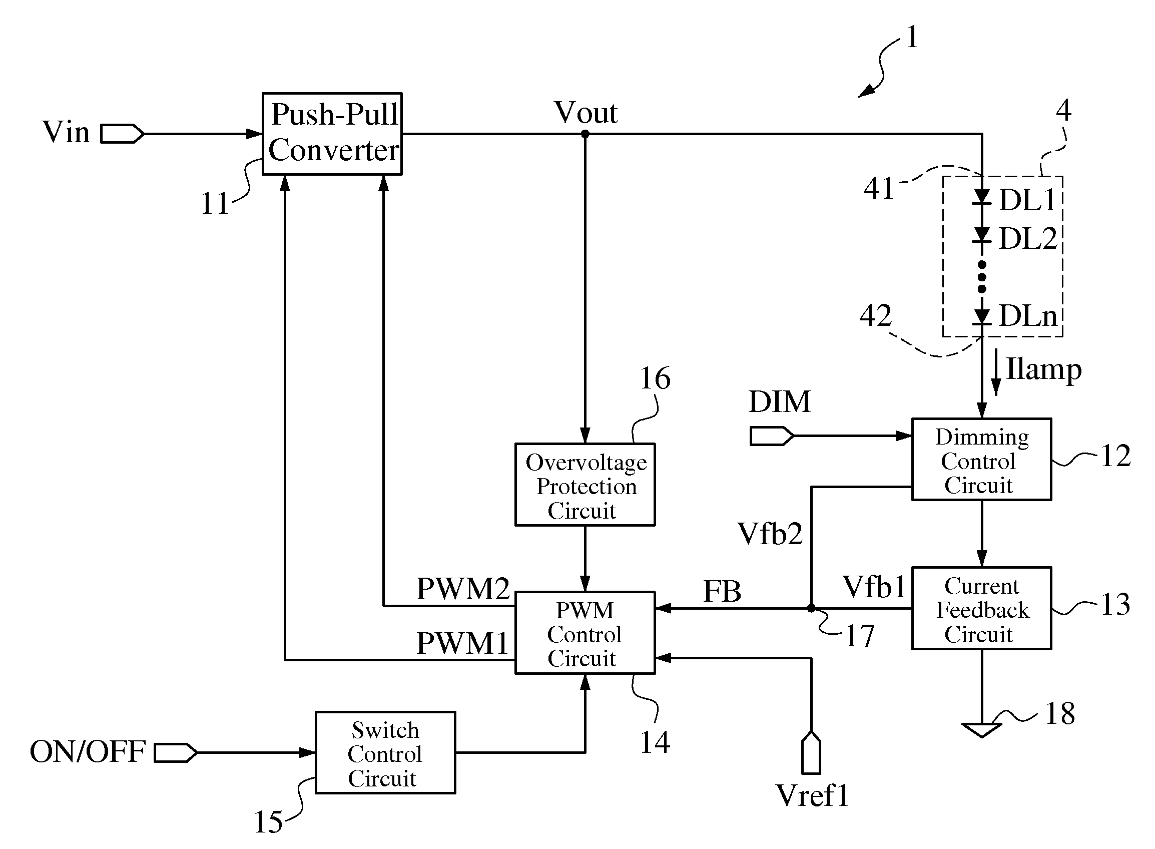 Driving circuit for single-string LED lamp