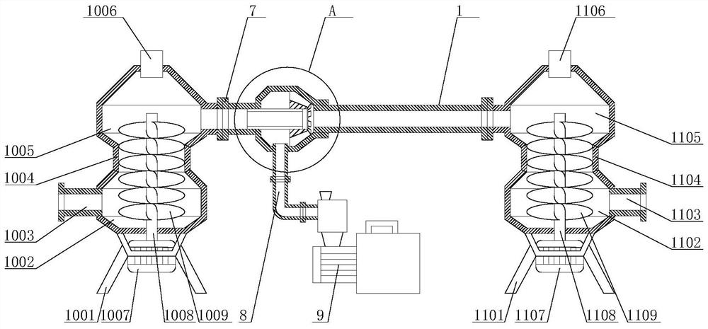 A ptee powder conveying processing molding production line