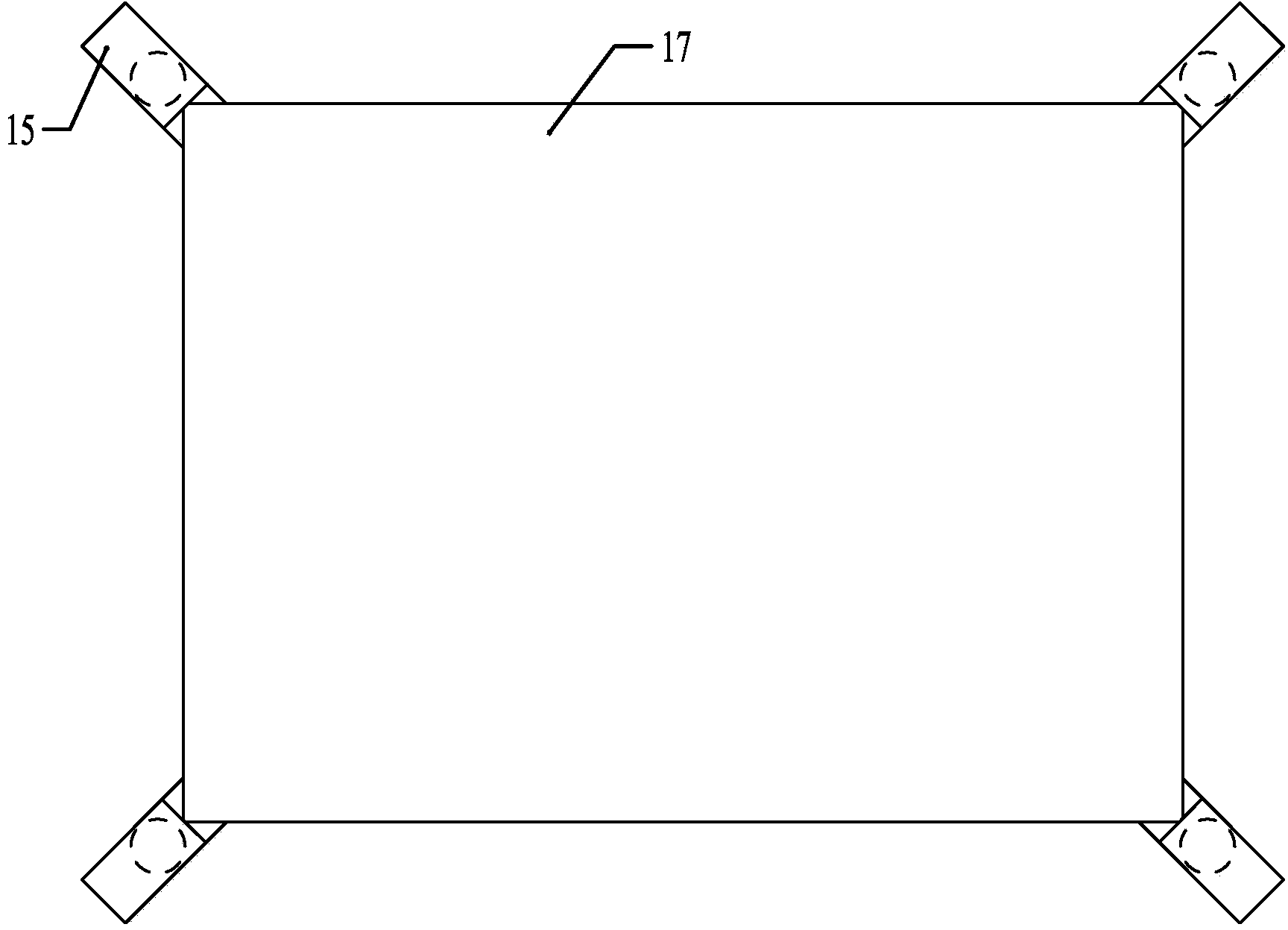 Super-equal-length javelin core stability and strength training and information feedback monitoring device