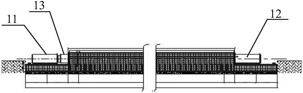 Rail transit large-tonnage pre-tensioning method prestressed concrete U type beam and tensioned bed thereof