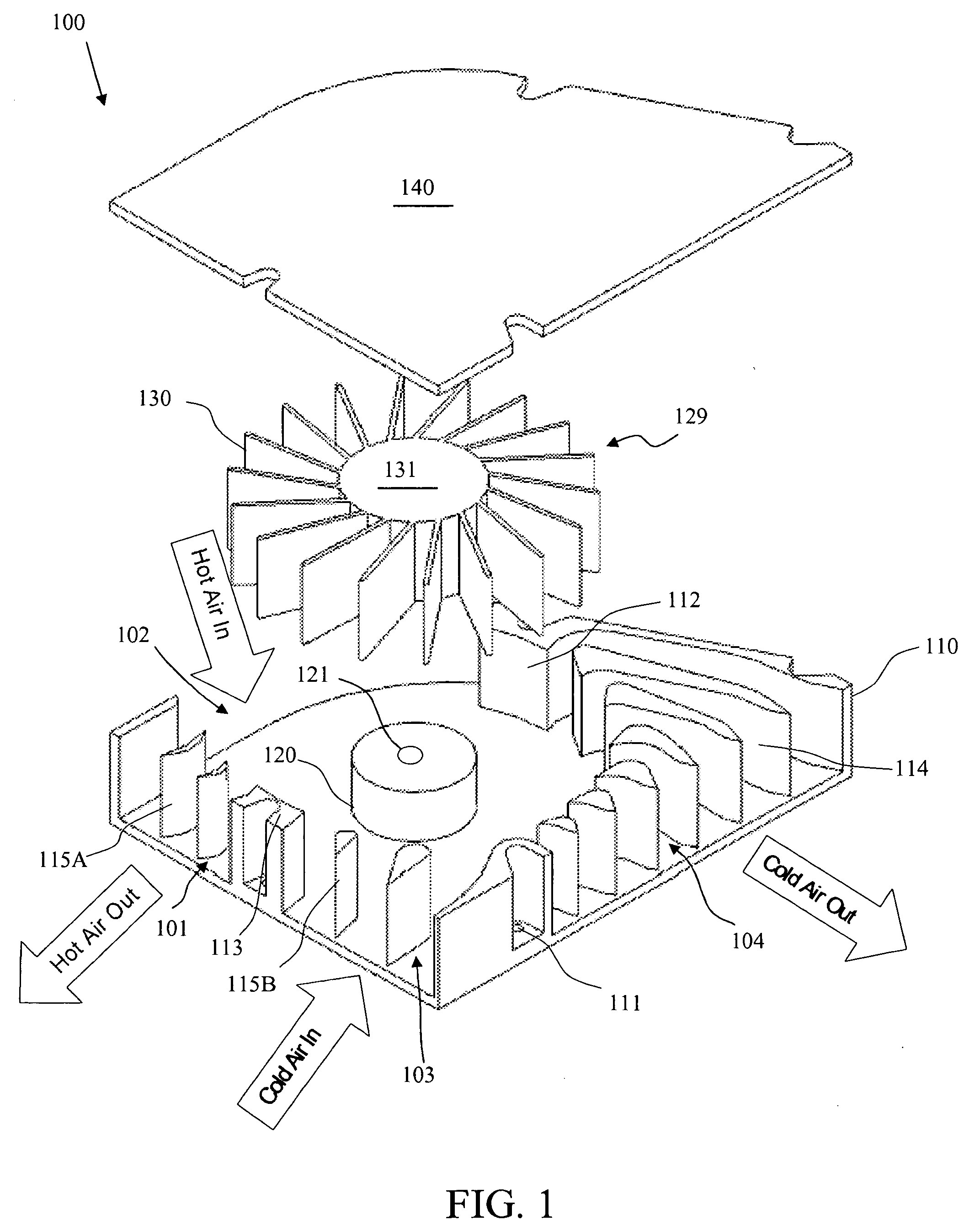 Bi-directional blowers for cooling computers