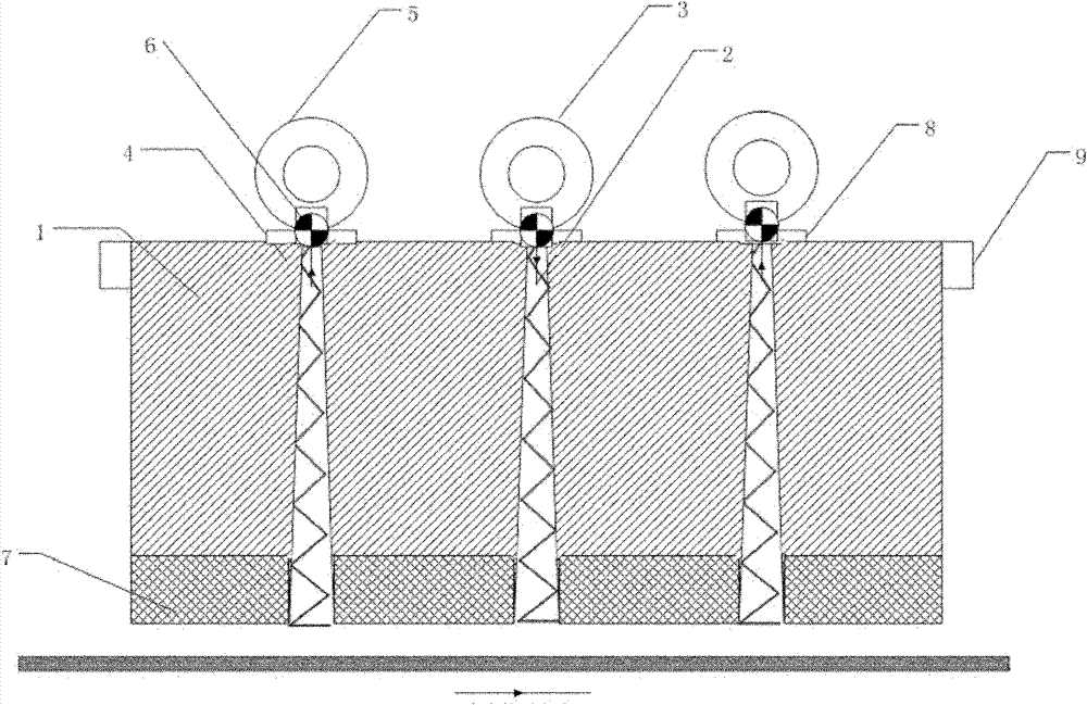 Online film coating device for float glass