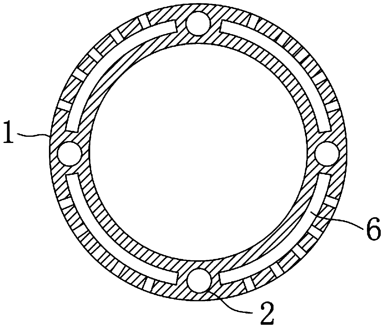 A spaced non-slip vascular stent capable of chronic drug delivery