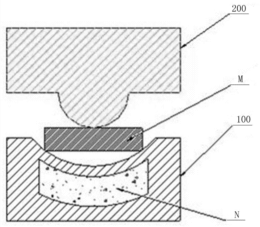 Method for manufacturing magnetic tiles with magnetic field lines diffusing in radiating mode