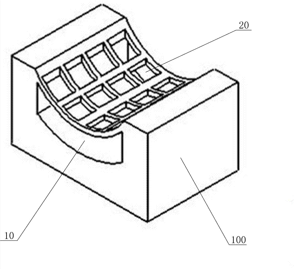 Method for manufacturing magnetic tiles with magnetic field lines diffusing in radiating mode