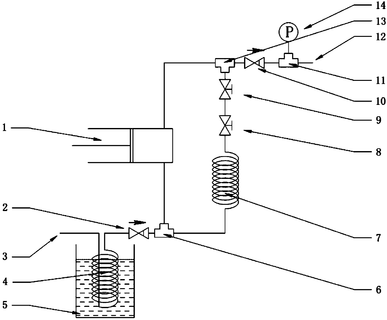 Micro-flow continuous adjustment system at high pressure