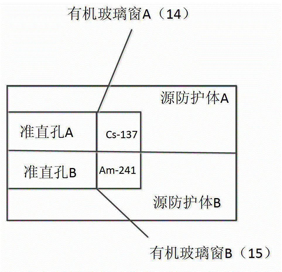 Multipoint type detection apparatus for ash content of coal