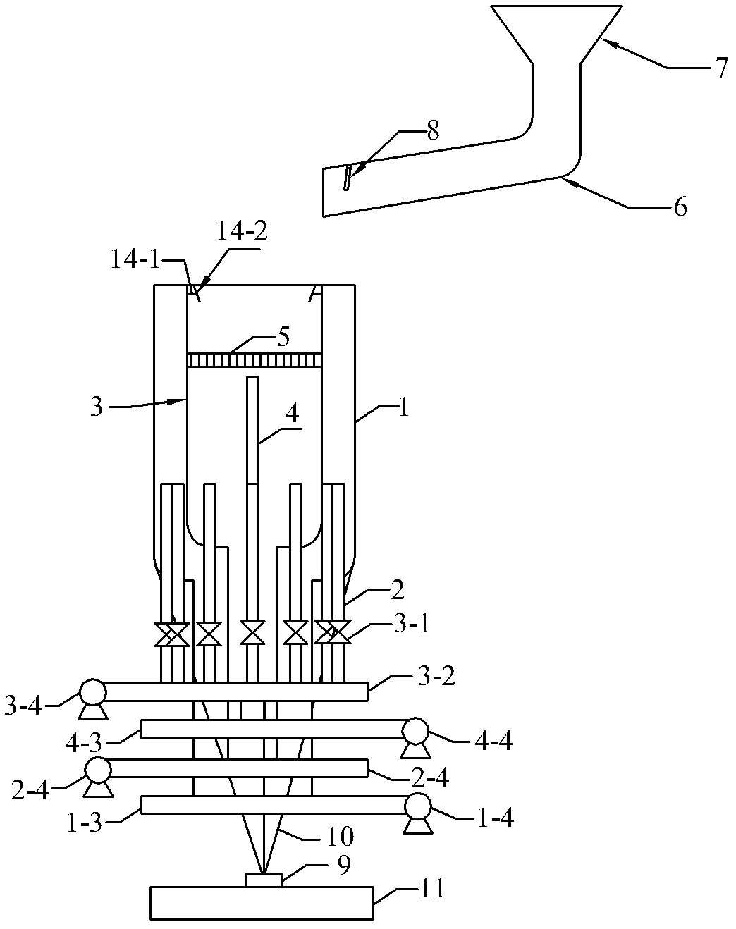 External goal table tennis ball feed and swing speed monitoring device